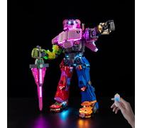 Nitemode LED Light Kit Compatible with Lego 77078, Upgraded Fortnite Mecha Team Leader Models Set Lighting Accessories,No Model(Brightness Adjustable)
