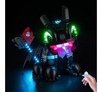 Nitemode LED Light Kit Compatible with Lego How to Train Your Dragon : Toothless 10375, Upgraded Brightness Adjustable Lighting Accessories(No Model)