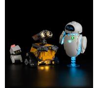 Nitemode LED Light Kit Compatible with Lego Pixar Wall-E & EVE 43279, Upgraded with Original Movie Soundtrack Lighting Accessories,No Model(Sound Version)