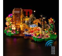 Nitemode LED Light Kit Compatible with Lego Willy Wonka & The Chocolate Factory 21360, Upgraded Remote Control Multi-Light Effect Sequence Design Lighting Accessories(No Model)