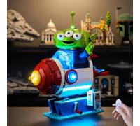 Nitemode Light Kit Compatible with Lego Alien with Pizza Planet Rocket Ride 43307 Building Set | Upgraded Touch Control Dimming & Easy Installation Lighting Accessories(NOT Included 43307 Set)
