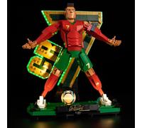 Nitemode Light Kit Compatible with Lego Cristiano Ronaldo - Soccer Legend 43016 Building Set | Upgraded Touch Control Dimming & Easy Installation Lighting Accessories (NOT Included 43016 Set)