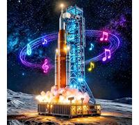 Nitemode Light Kit Compatible with Lego NASA Artemis Space Launch System 10341 Building Set | Upgraded RC & Multi-Mode Dimming & Zonal Lighting & Selectable Sound Effects(NOT Included 10341 Set)