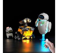 Nitemode Light Kit Compatible with Lego walle-e and eve 43279, Upgraded Brightness Adjustable Lighting Accessories(No Model)