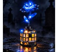 Nitemode Light Kit for LEGO 76784 Wednesday Black Dahlia Flower, Touch | White-Sensor Touch Dimming for Black Dahlia Flower Display and Gifting (Light Kit Only, Model Not Included)
