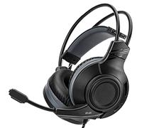 Nitho Atlas Gaming Headset with Microphone, Over-Ear Stereo Headphones for Xbox Series X/S, Xbox One, PS5, PS4, Switch, PC, Mobile, 3.5 mm Audio Jack, 50 mm Drivers - Black