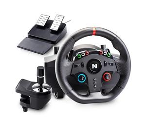 Nitho Drive Pro ONE Racing Wheel with Pedals and Separate Shifter, 270° Gaming Steering Wheel Compatible with PC, PS4, Switch, Xbox One & Xbox Series X|S, Zero Dead Zone Driving Sim with Vibration