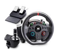 Nitho Drive Pro ONE Steering Wheel with Pedals & Shifter for PC/PS4/Xbox | 270° Steering, Vibration, Separate Sequential Shifter, Zero Dead Zone, Sim for PC, Xbox One, Xbox Series X|S, PS4, Switch