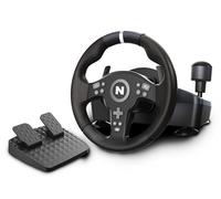 NiTHO Drive Pro V200 Racing Wheel with Pedals and Integrated Shifter, 270° Gaming Steering Wheel Compatible with PC, PS4, Switch 2, Switch, Xbox Series X|S & Xbox One, Driving Simulator with Vibration