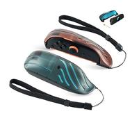 NITHO Mouse Grip Adapter Compatible with Switch 2 Controllers, FPS Mouse Mode Grip with Wrist Strap, Ergonomic Controller Grip for Precision Gaming, Gaming Accessory for Switch 2 (Blue & Orange)