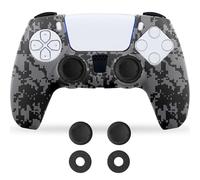 NiTHO PS5 Controller Cover Case, Anti-Slip Soft Silicone Protective Skin for Playstation 5 Controller with Thumb Grip Caps, Joystick Protectors Kit Accessories for PS5 Wireless Controller - Camo