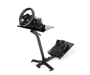 Nitho RS-2 Drive Pro Stand 3 Foldable Racing Stand in Sturdy Metal Structure with Preset Holes, Adjustable Angle Wheel plate and Pedal, Universal Stand fits for Thrustmaster Fanatec/Logitech G29 G920
