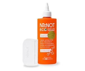 NitNOT Headlice Treatment As Seen On Dragons Den100% Effective Kills All Head Lice and Eggs. Premium Nit Treatment-Lotion(200ml). Lice Treatments Extra Defence for All Hair, for Children and Adults