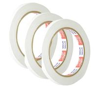 Nitoms PROSELF A9010 General Double-Sided Tape, White, Width 0.4 inches (10 mm) x Length 66.4 ft (20 m), 3 Piece Set, Made in Japan, Thin, Velcro Hook,