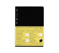 Nitoms S4123 STALOGY Notebook, 1/2 Ear, B6, Squared, Black