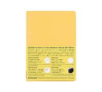 Nitoms S4126 STALOGY Notebook, 1/2 Ear Notebook, B6, Squared, Yellow