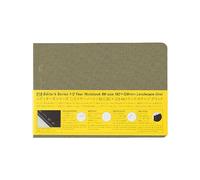 Nitoms SS0059 STALOGY Notebook, 1/2 Ear, B6, Squared, Landscape, Horizontal, Forest