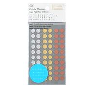 ニトムズ(Nitoms) Stalogy Masking Tape Dot Patches: 0.3 in. diameter / 60 dots/sheet / 10 sheets/pack / 8mm wide/Shuffle Prize (Metallic)