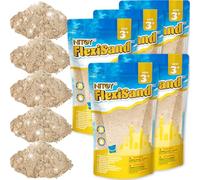NiToy 11 Lbs/5kg Fun Play Sand for Kids, Safe Non-Toxic Eco-Friendly Molding Sand for Stress Relief & Skill Development, Easy-to-Shape Mess-Free Formula Enhances Imagination & Creativity (Beige Color)
