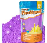 NiToy FlexiSand 1 kg/2.2 lb Mouldable Play Sand, Purple