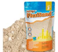 NiToy FlexiSand 1 kg Mouldable Play Sand, Original Colour