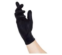 Nitras Nitrile Gloves Medium Black Pack of 50 Nitrile Gloves Medium
