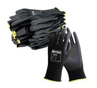NITREX 290B Work and Safety Gloves, 10 Pairs of Bl