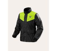Revit Nitric 4 H2O Motorcycle Rain Jacket, black/yellow, size M