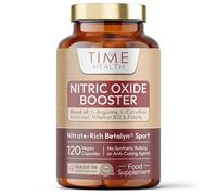 Nitric Oxide Booster - 3050mg - Betalyn® Sport 8% Nitrates - 120 Capsules | L-Citrulline, L-Arginine, Beetroot, B12 & Folate - Performance & Recovery - Vegan - Pullulan - GMP - UK Made