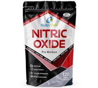 Nitric Oxide L-Arginine 100% Pre Workout Supports Athletic Performance and Muscle Building | 120 Capsules