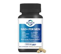Nitric Oxide Prostate Health Supplements, NAD+ Supplement with Resveratrol, CoQ10, L Citrulline and Lycopene, Cellular Health, Energy & Wellbeing, Cellular Energy Support 60 Capsules