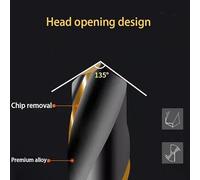 Nitride Coated HSS Drill Bits Featuring Quick Change Design for DIY Enthusiasts (1.5mm)