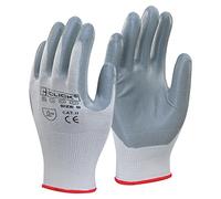 NITRILE FOAM POLYESTER GLOVE GREY L