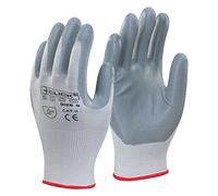 NITRILE FOAM POLYESTER GLOVE GREY XL