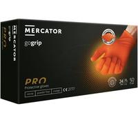 Nitrile Gloves Pack of 100 Protective Gloves Durable Work Gloves Garden Gloves S - XXL Size Comfortable Disposable Gloves GoGrip Disposable Latex-Free Nitrile Gloves (XXL Pack of 100, Orange)