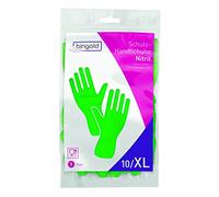 Nitrile Gloves Reusable 1 Pair Sizes S, M, L or XL, Blue or Green, XL, Green, 1