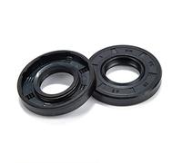 Nitrile Rubber Cover Double Lip, Nitrile Rubber Shaft Oil Seal 22 ID Multiple Sizes Pack of 2(22x47x10)