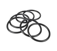 Nitrile rubber O-ring seals, Wire diameter 3.55mm, inner diameter 187.5mm, outer diameter 194.6mm, 10Pcs, Black, 3.55mmx187.5mmx194.6mm