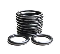 Nitrile Rubber O-Rings, 15 mm OD, 7 mm ID, 4 mm Width, Black 100 Pcs