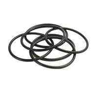Nitrile rubber O-rings, 5.7mm wire diameter 198.6mm inner diameter 210mm outer diameter, 5Pcs, Black, 5.7x198.6x210mm