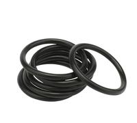 Nitrile rubber O-rings, 6mm wire diameter 248mm inner diameter 260mm outer diameter, 5Pcs, Black, 6x248x260mm