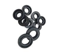 Nitrile Rubber Oil Seal, TC-22 * 28 * 30 * 32 * 34 * 35 * 36 * 38 * 40 * 42 * 47 * 50 * 52 * 56 * 4/5/6/7/8/9/10/12 NBR Shaft Oil Seal Nitrile Covered Double Lip With Garter Spring(22x27x12mm 2pcs)