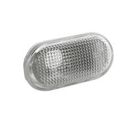NITRIMS Blinker Lights White Plastic Lamp Shell Cover Car Side Marker Indicator Turn Signal Light For Nissan For Versa For Qashqai For J10#26160-AX00A Wing Mirror Indicators