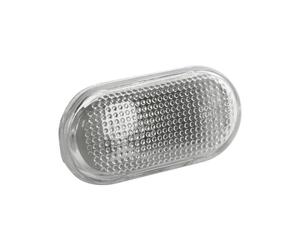 NITRIMS Blinker Lights White Plastic Lamp Shell Cover Car Side Marker Indicator Turn Signal Light For Nissan For Versa For Qashqai For J10#26160-AX00A Wing Mirror Indicators