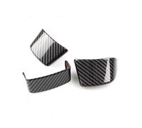 NITRIMS Car Interior Trim Strips For VW For Golf 5 MK5 For Passat B6 For Jetta MK5 For Tiguan 3pcs ABS Carbon Texture Interior Steering Wheel Panel Cover Inner Accessories Trim Car Vent Outlet Trim
