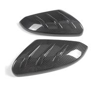 NITRIMS Car Wing Mirror Covers Cap Rearview Mirror Cover Cap Trim Forged Fiber Fit For Civic 10th Type-R Hatchback 2016-2020 Car Refit Accessories Mirror Covers Caps(Carbon Fiber Look)