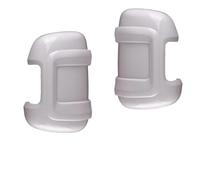 NITRIMS Car Wing Mirror Covers Cap Wear Resistant Rearview Mirror Shell Cover For Fiat for Ducato for Boxer Relay Long Pair White Cap Mirror Mirror Covers Caps