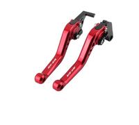 NITRIMS Handlebar Clutch Motorcycle Short Brake Clutch Lever Handles for Ninja for ZX6R for ZX-636 for ZX636R for ZX-6RR 2005-2006 Brake Clutch Lever(Red)
