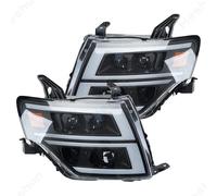 NITRIMS Rear Light Assemblies For Pajero V97 V93 V95 V98 2006-2021 Montero Headlight Assembly Running Front Light HeadLamp DRL Sequential(Left Steering Wheel)