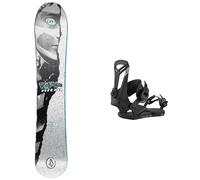 Nitro - All-mountain Snowboard bindings - Pack Alternator X Volcom 2026 for Men - Blue Blue M.L.XL.S